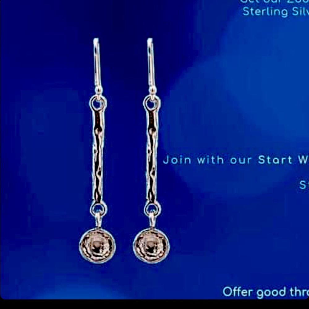 Grace and Heart Icicle Earrings